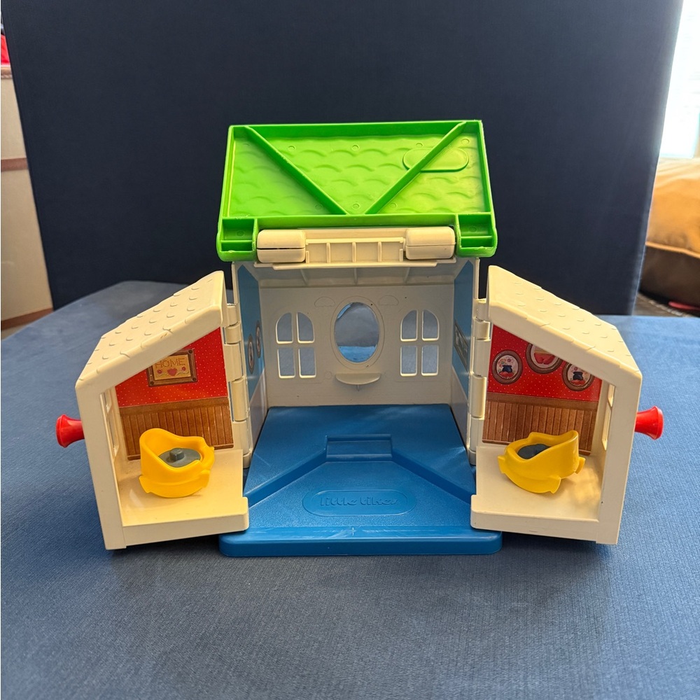 Vintage 80s Little Tikes Toddle Tots Family Play House Toddler Toy